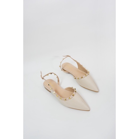 Zeva Studs Slingback flats