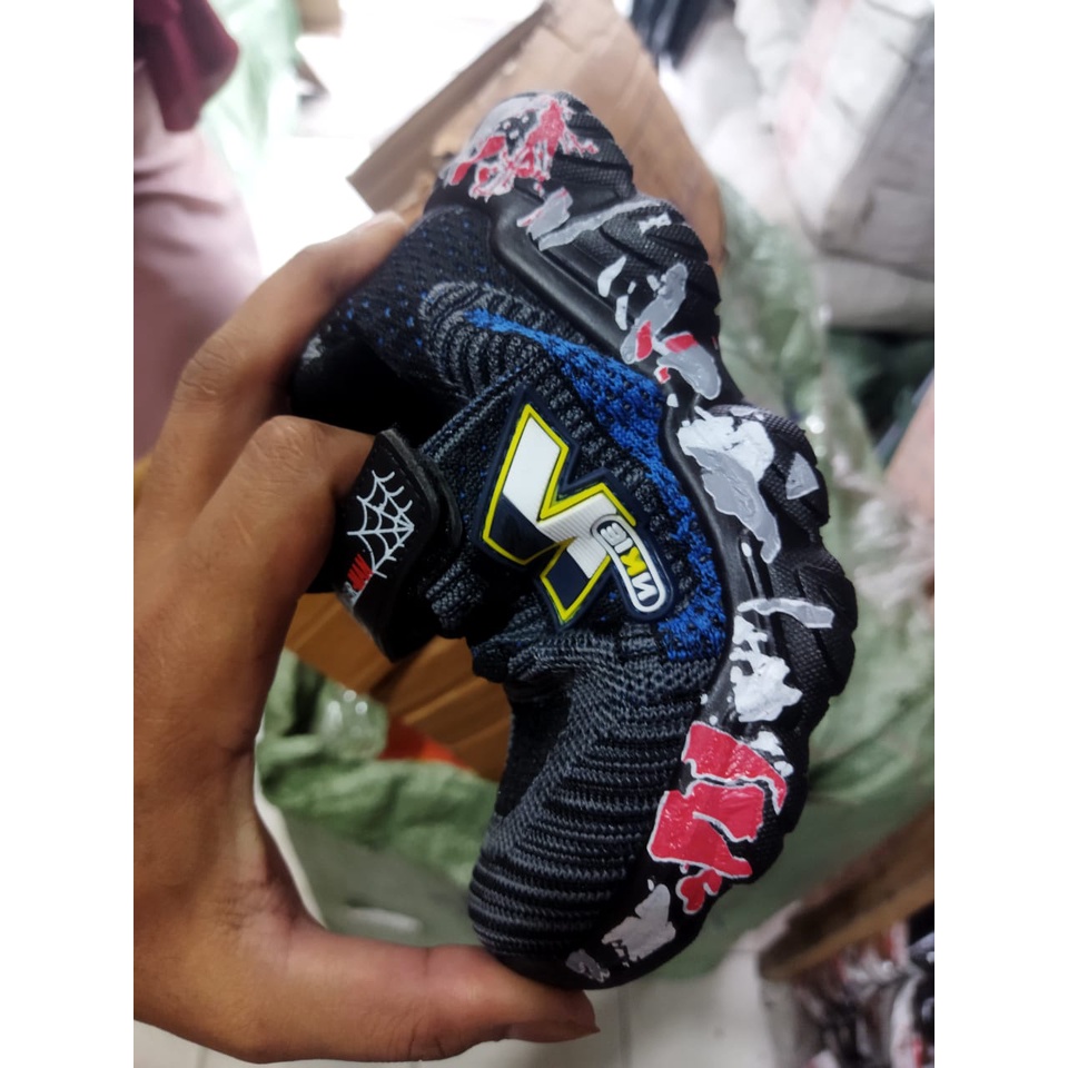 SEPATU SNEAKERS ANAK LAKI-LAKI YOUTH BALANCE S242-1 (28-39) SEPATU ANAK MOTIF SPIDERMAN IMPORT