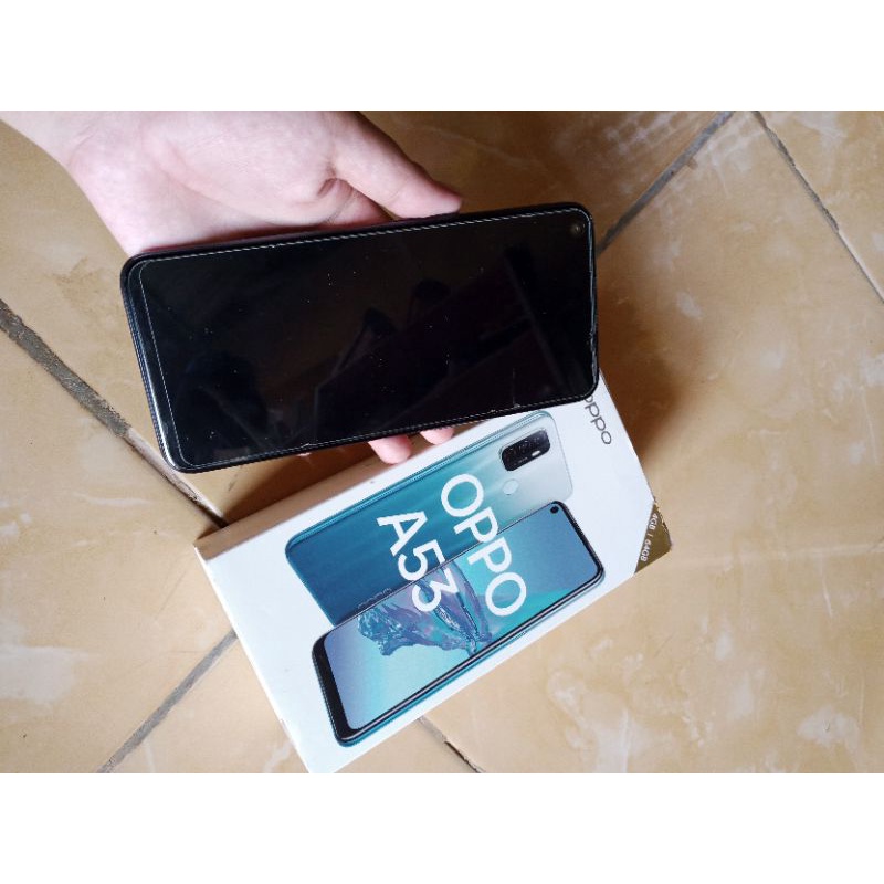 oppo A53 ram 4/64 hp dan kotak