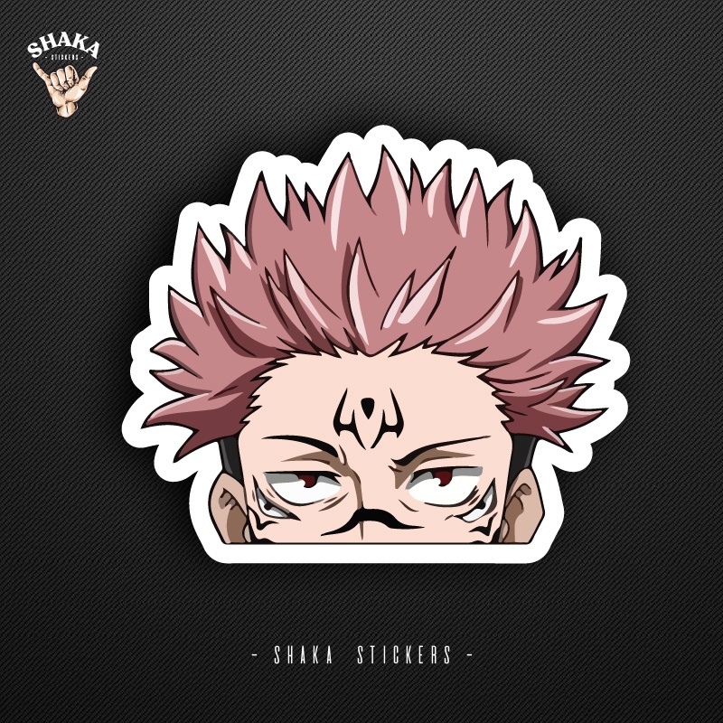 Jual Stiker Sukuna Jujutsu Kaisen Murah Stiker Aksesoris Hp Sticker