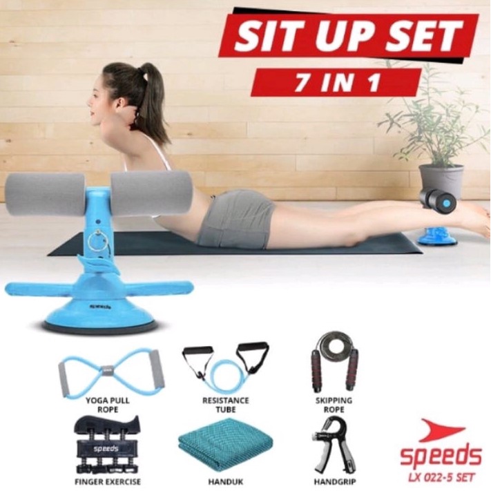 Sit Up Stand Set Alat Olahraga Gym Rumah 1 Set 7 In 1 Sit Up LX 022-5 Set