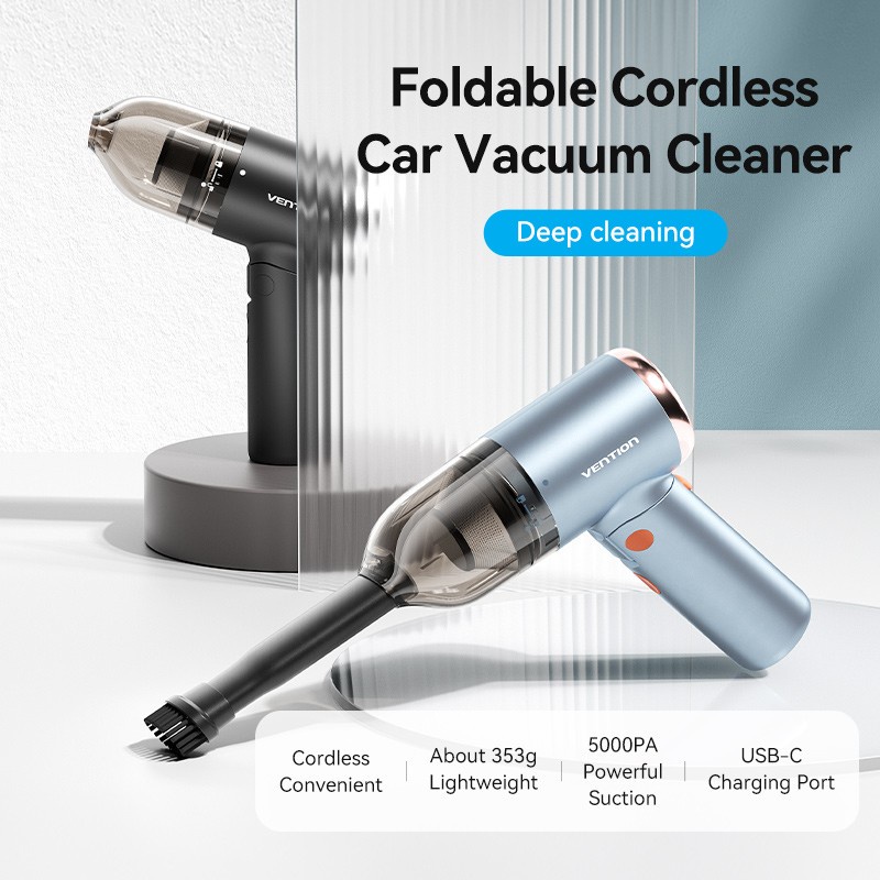 Vention Portable Car Vacuum Cleaner Wireless Cordless Mobil Rumah Debu