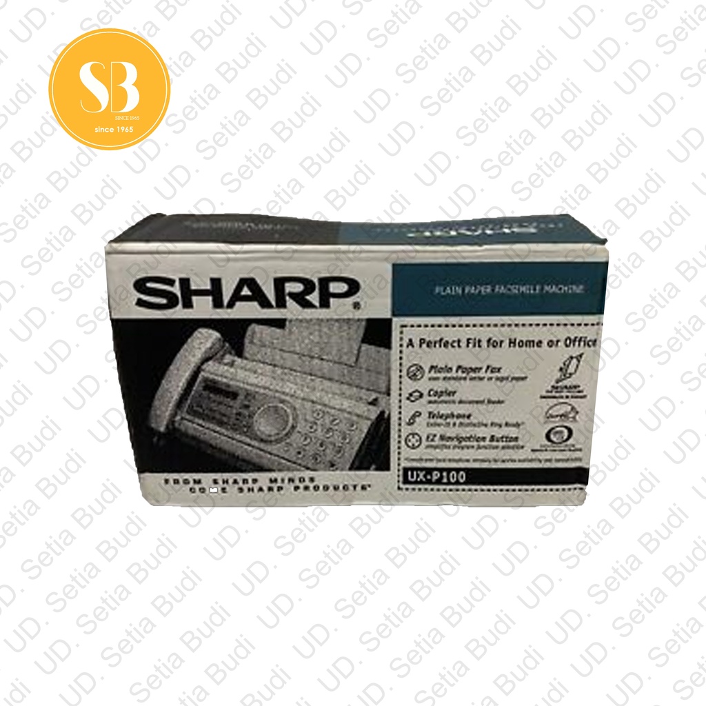 Mesin Facsimile Kertas HVS / Plain Paper Fax Sharp UX-P100 Baru Gres