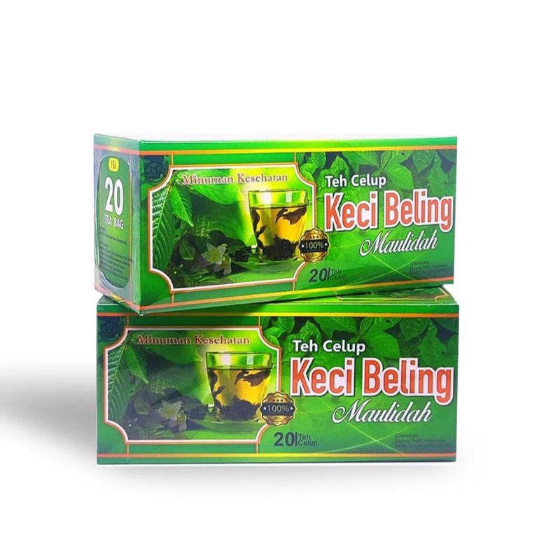 

Teh celup daun keci beling maulidah isi 20 kantong / Obat herbal atasi batu ginjal