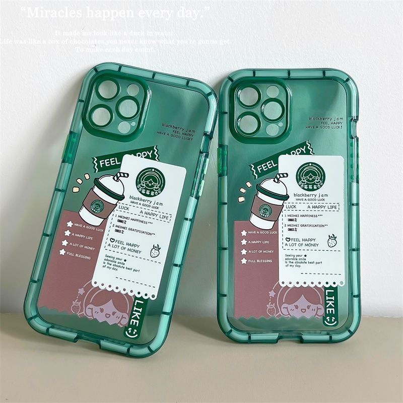 Soft Case Hp Gambar Milk Tea Untuk IPhone 12 / 13 / 14 / 11promax / X / Xs Max / Xr Bbvgt