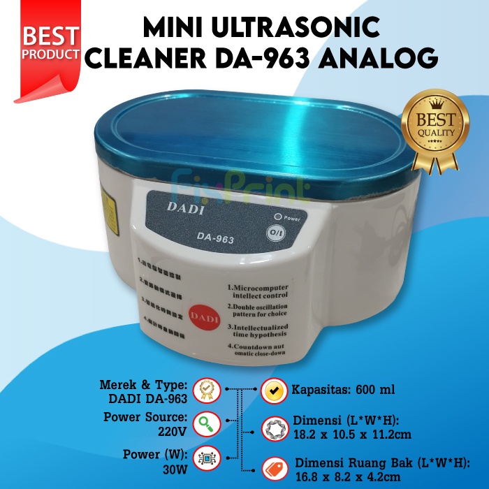 Mini Ultrasonic Cleaner Non Timer Perhiasan HP Handphone Cleaner Head Cartridge Printer Ultra Sonic