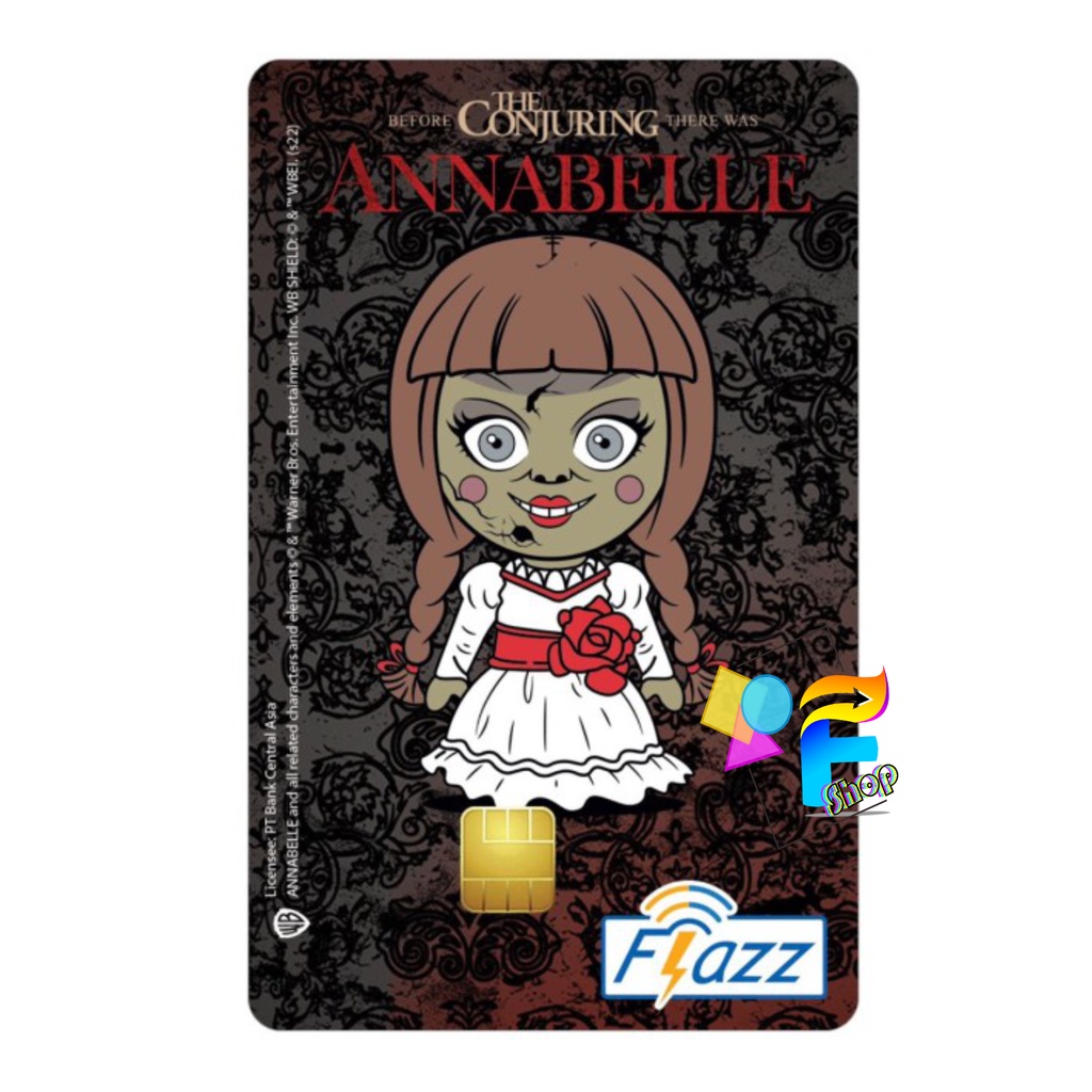 Kartu eMoney eToll Flazz BCA gen 2 edisi Boneka Annabelle