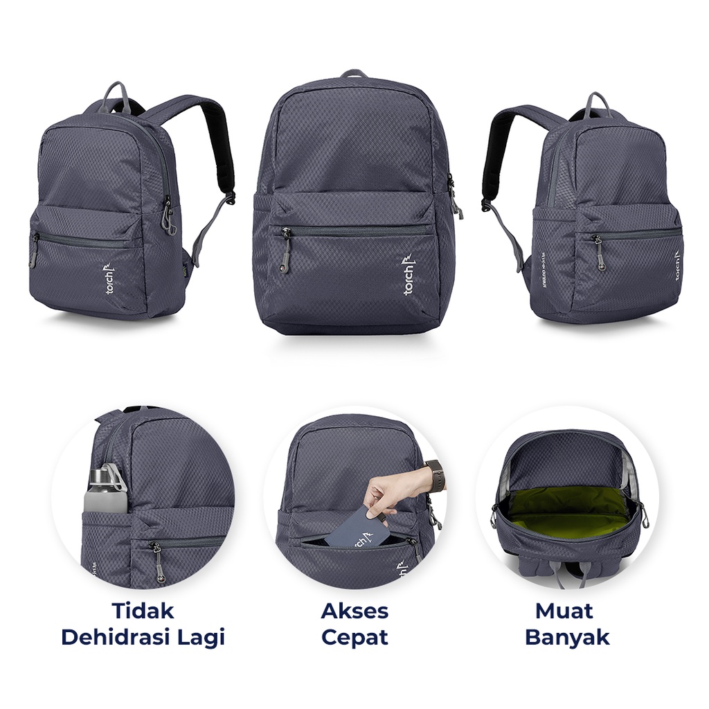 TORCH Bundling Backpack Pouch Packing Organizer Charger Pack Tas Ransel Dompet Casan (HWADO + CHOHO)