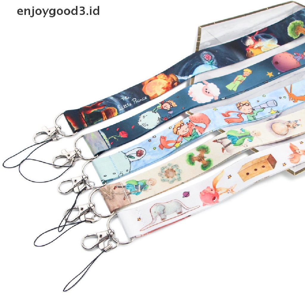 Tali Lanyard Gantung Leher Desain Kartun Pangeran Kecil Untuk Ponsel