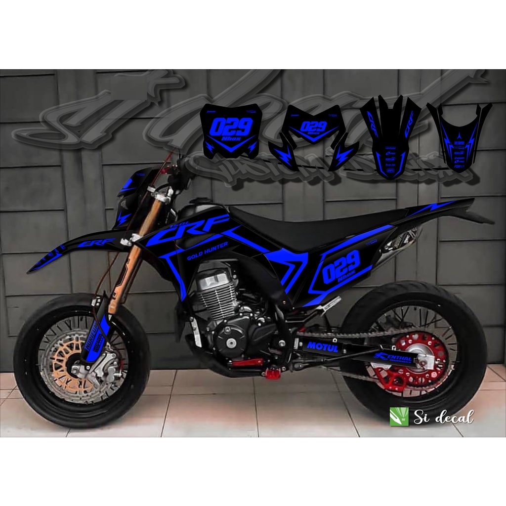 decal stiker crf 150 L custom full body free request bagus murah keren simpel