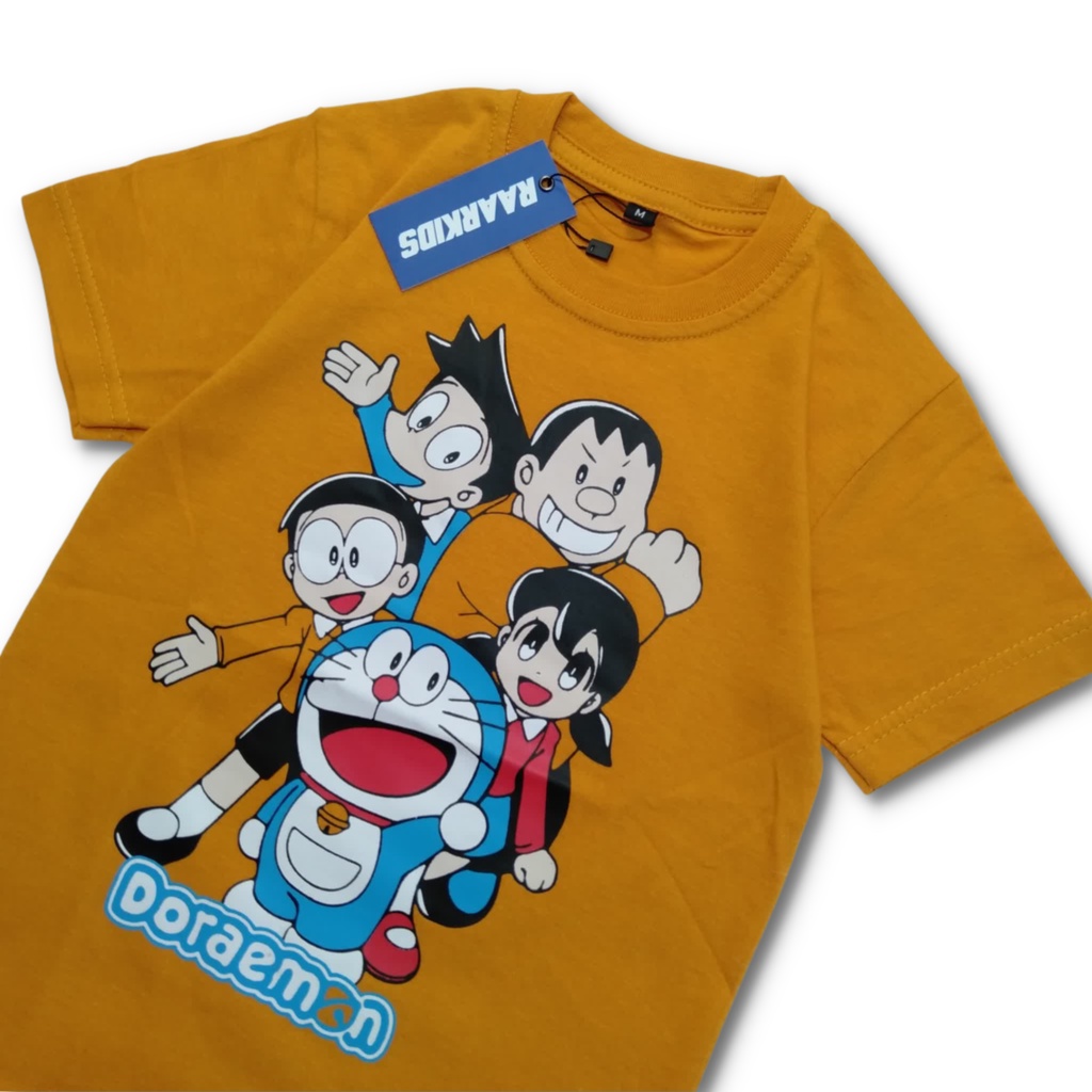 Raarkids kaos doraemon anak perempuan laki laki PREMIUM