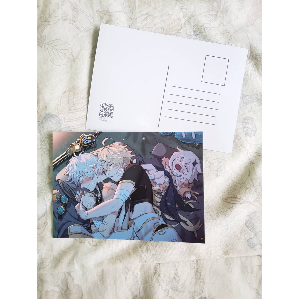 

[Genshin Impact] Pre-order Day and Night set Postcard A6 Doff