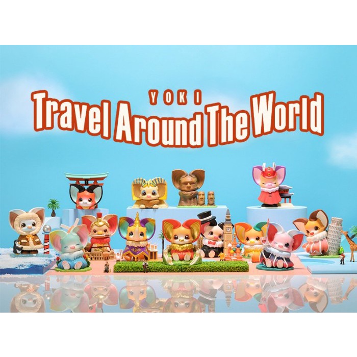 Pop Mart YOKI Travel Around The World