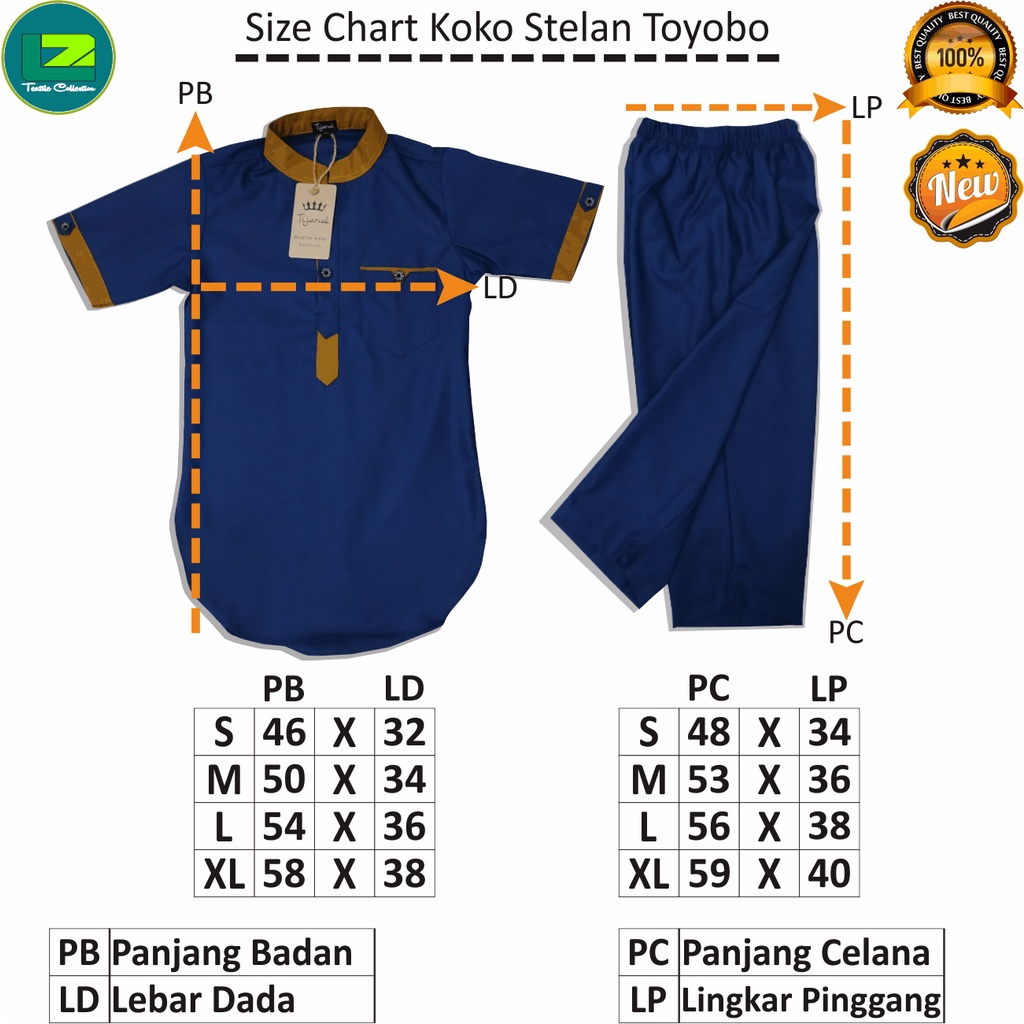 BAJU KOKO SETELAN ANAK LAKI - LAKI BAHAN TOYOBO 1 - 6 THN