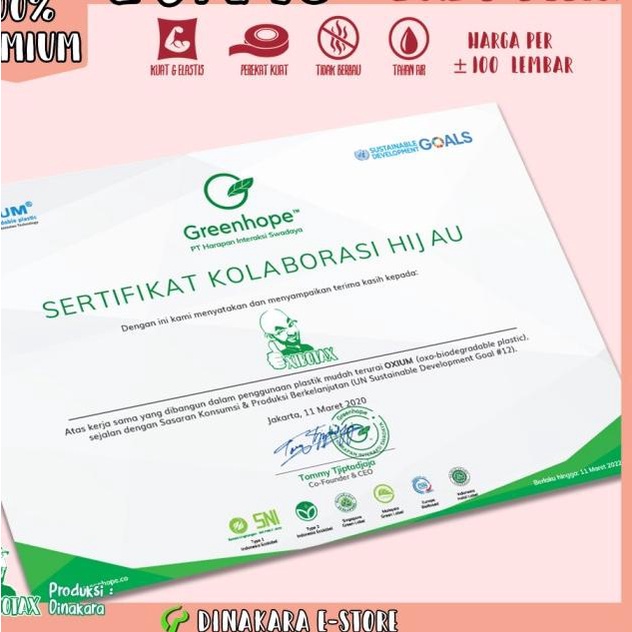 

Polymailer Baby Pink 25x40 Premium - Ramah Lingkungan (isi +/- 100 pcs