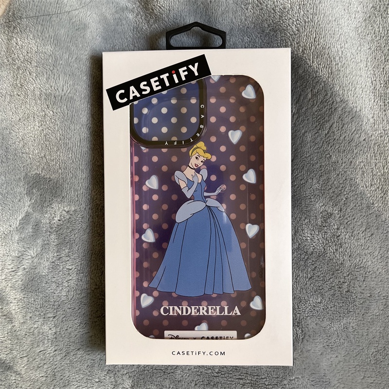 CASETify X Disney Princess Cinderella Clear Inspired Design iPhone 13 Pro Max 12 Pro Max 11 Pro Max 
