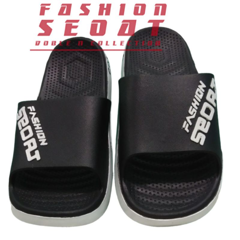 SENDAL VIRAL  SLIP ON FULL KARET FASHION SEOAT TERBARU/SANDAL SLOP  KOKOP FULL KARET SULTAN/ SENDAL KARET PRIA BERKWALITAS