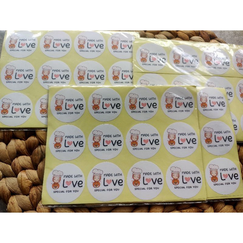 

STIKER ONLINE SHOP STIKER PACKING LABEL MAKANAN KUE