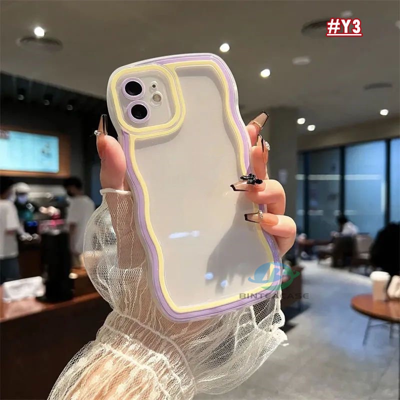 Casing TPU Redmi 10C 9C 10A 9A 10 9T 9 Redmi Note 11 Note8 Note 10 10s Note9 Note11s Note9S Note9S Motif Garis Warna-Warni