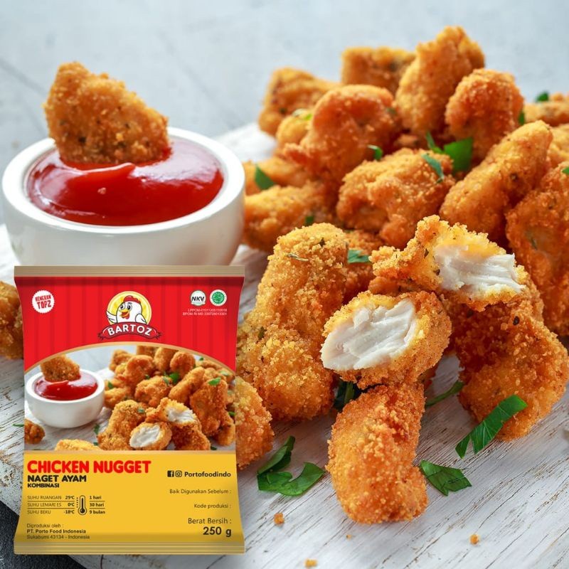 Bartoz Chicken Nugget 500gr / Nuget Ayam