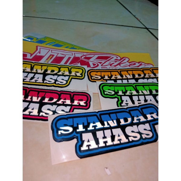stiker standar ahass