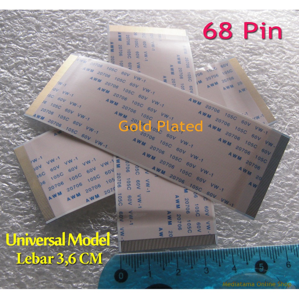 T-Con Board Flexible Samsung LA40C550J1F 68 Pin AWM 20706 20861 20941 105C VW-1
