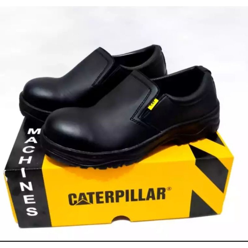 sepatu safety pendek slip on