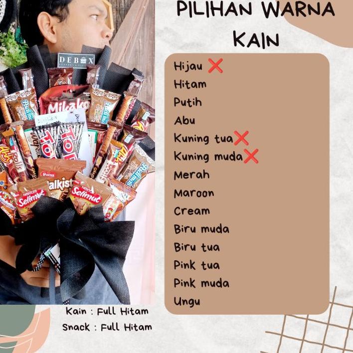 

ほ buket snack medium | buket jajan | snack bucket | bouquet kado hadiah wisuda ↿