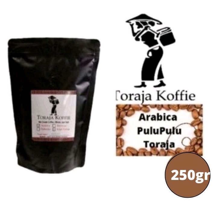 

Kopi Arabika Toraja Pulu Pulu Bubuk dan biji Kopi Arabica Toraja 250gr