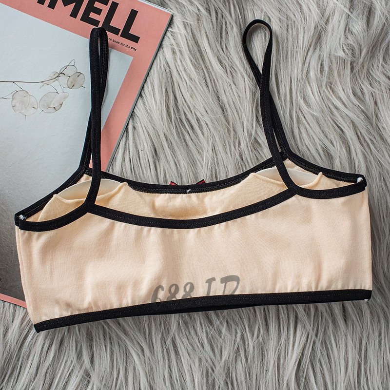 Miniset Bra BH Anak Remaja Perempuan Bahan Katun dengan Busa bisa dilepas Tanpa Kawat MN 03