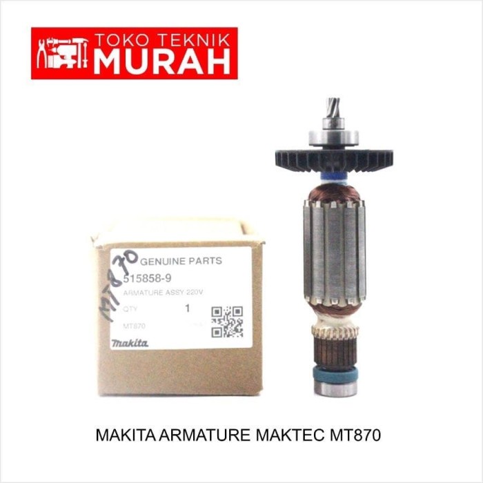 Makita Armature MT870 / Angker MT 870 Asli Original