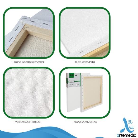 

Kanvas Lukis Prima Green 30x40cm Value Set 3 Cotton Canvas - SET 3