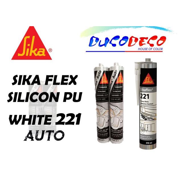 

SEALENT SILEN SEALER SILICON PU SIKAFLEX WHITE 221 - Putih