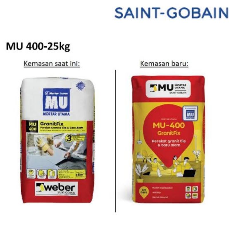 MU 400 (Mortar Utama) 25KG