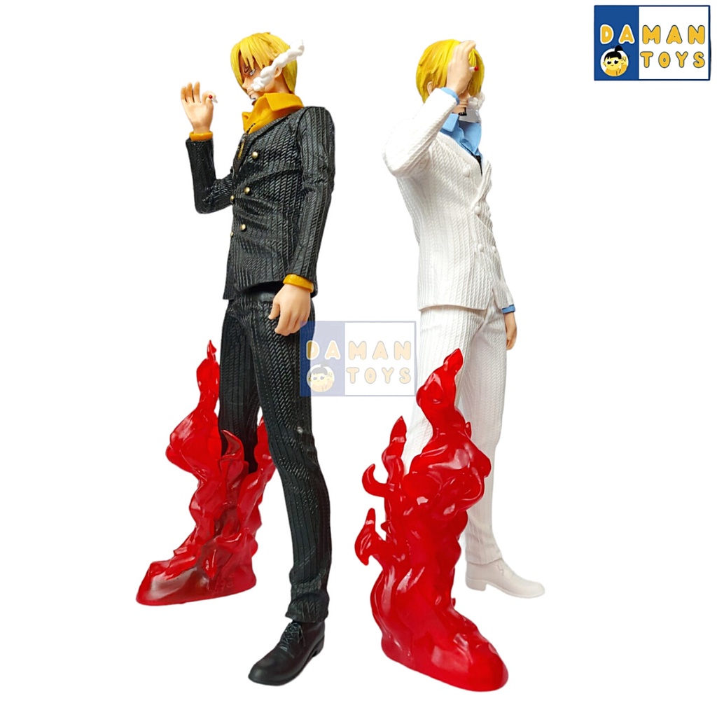 Action Figure Sanji GK Vinsmoke Suit  31Cm One Piece Anime Pajangan Koleksi