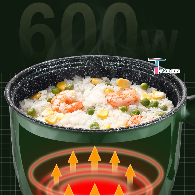 PANCI LISTRIK ELEKTRIK/MULTIFUNGSI KUKUSAN STREAMER / STAINLESS LAPIS KERAMIK POT/1.8L