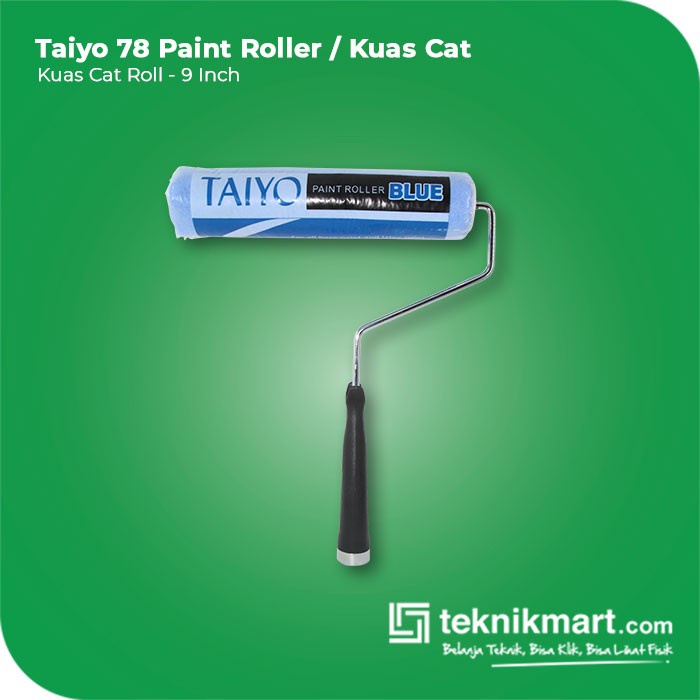 

Taiyo 78 Paint Roller / Kuas Cat Roll 9 inch