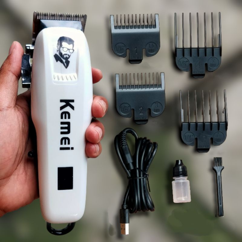 Original kemei hair clipper || alat cukur kemei kuat & tajam