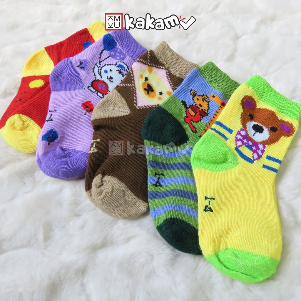 Kakamu Kaos Kaki Anak Karaker Kartun Lucu 1-3 Tahun