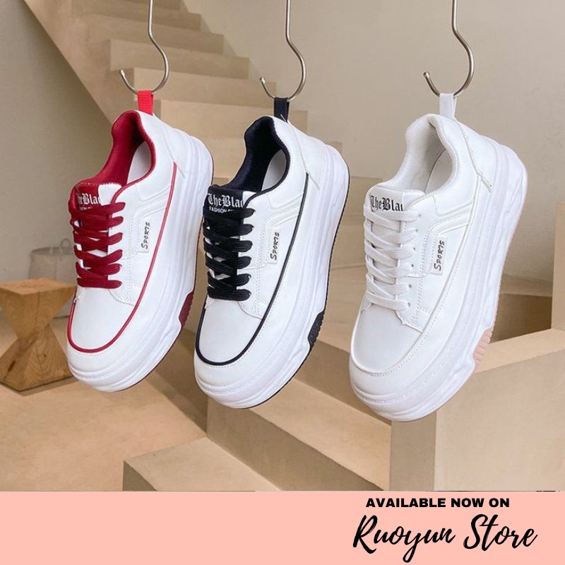 RYX - Vibrant Simplie Sepatu Sneakers Tali Wanita Fashion Casual / Olahraga - Ori Import