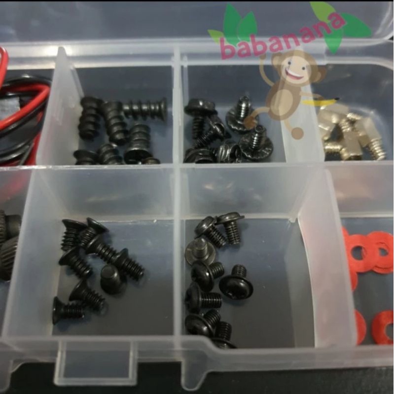 Baut set untuk rakit pc power sw buzzer hdd nvme screw assortment