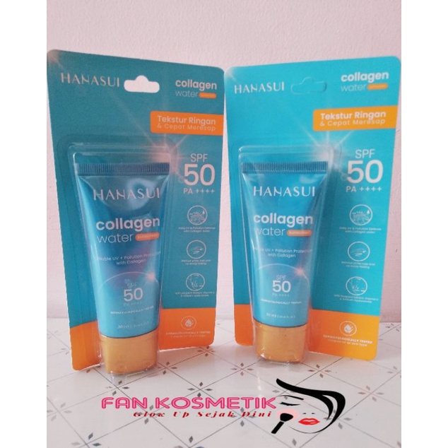 HANASUI Collagen Water Sunscreen Spf 50 PA ++++ 30ml/Sunscreen Hanasui