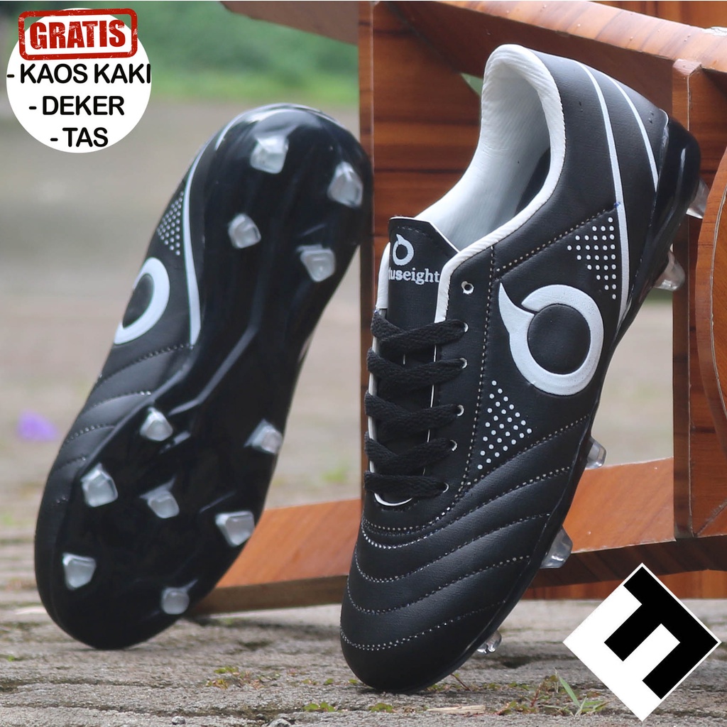 Sepatu BOLA Ortuseight ANAK Forte Savage Electricity Grade Ori In Black-Grey Uk 33-38