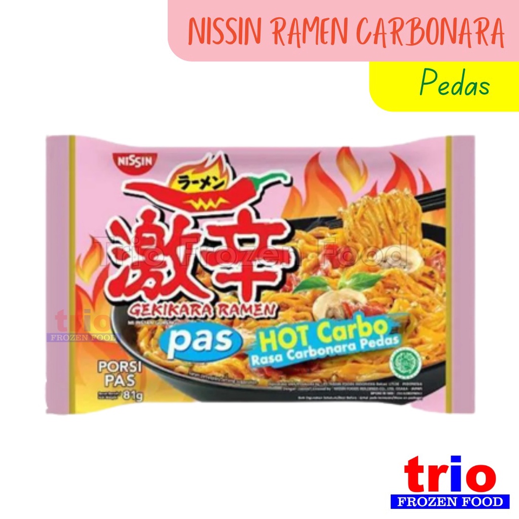 NISSIN GEKIKARA RAMEN CARBONARA