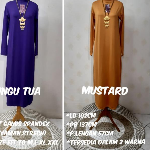 Manset gamis (daleman gamis) katun rayon premium hademm - Putih