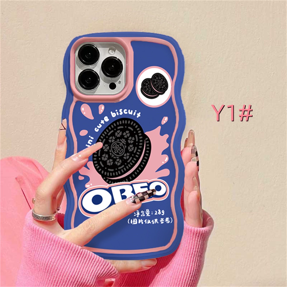 Soft Case Bahan TPU Desain Cookies Untuk VIVO Y22 Y16 Y35 Y15s Y15A Y21 Y33s Y20 Y21A Y12 Y12 Y12s Y15 V21e Y91C Y30 Y11 Y50