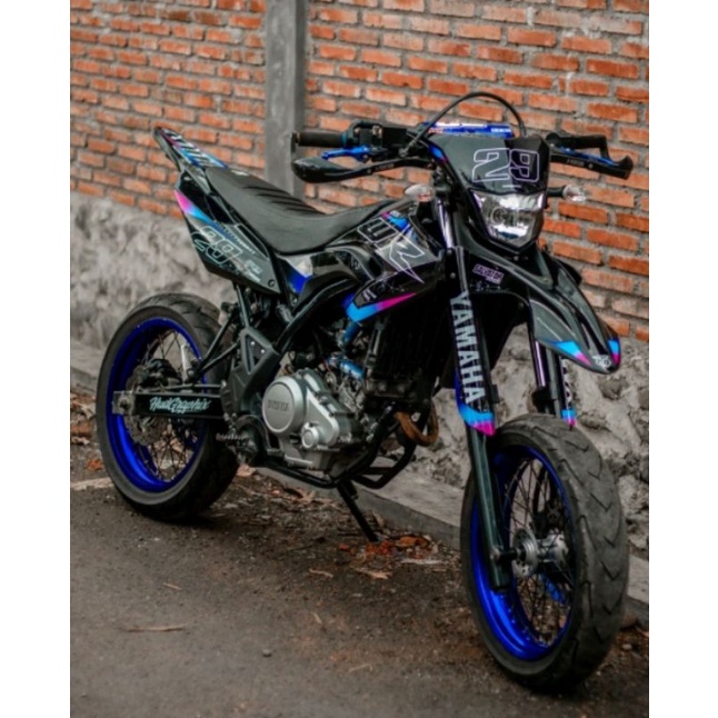 Decal klx Gordon medium + cutting fluo gold