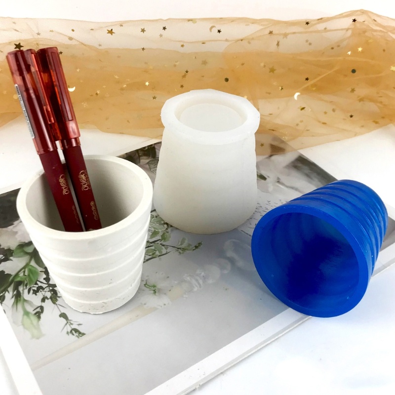 Siy Cetakan Resin Bahan Silikon Untuk Tempat Penyimpanan Kuas Makeup