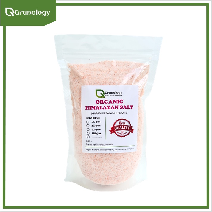 Organic Himalayan Salt / Garam Himalaya Organik (1 Kilogram) by Granology