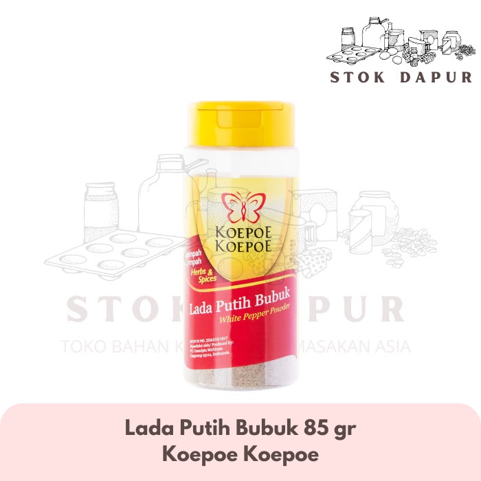 

Lada Putih Bubuk 85 gr Koepoe Koepoe